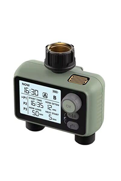 DELT 2 Çıkışlı Otomatik Sulama Zamanlayıcısı