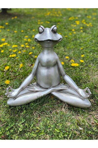 elif aksesuar Yogo Yapan Kurbağa Biblosu Büyük Boy