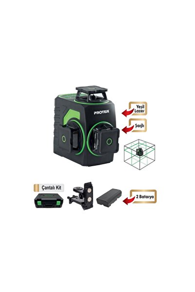 Proter PL 360 LS LAZER 3X360 ° ŞAKÜL YEŞİL IŞIKLI