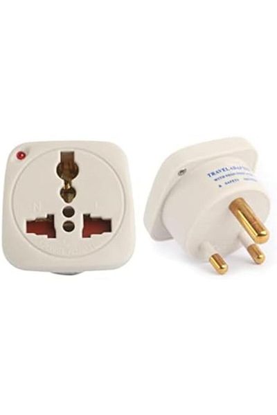 Terminatör Terminator Multi Travel Adapter 110-250V 5A Power Plug with Safety Shutter and LED Indicator