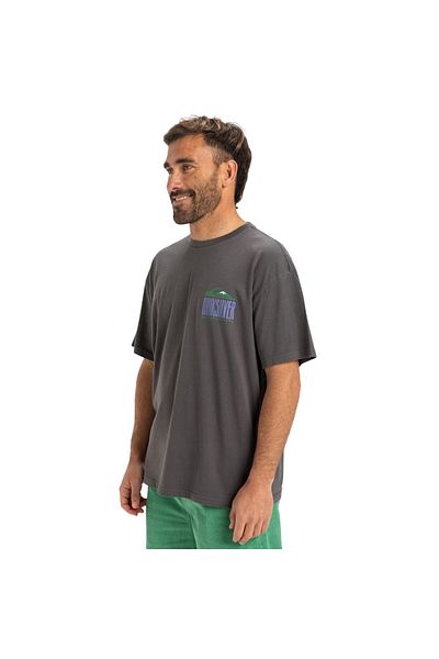 Quiksilver Gh Qs World Force Men's Gray T-Shirt Men T-Shirt Eqyzt08020