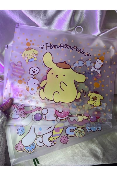 TATLIŞ Large Size Zipper File with Sanrio Characters