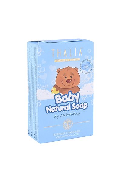 Thalia صابون أطفال طبيعي - مستخلص البابونج المكثف 100 جرام أزرق