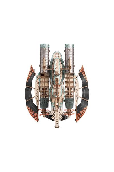 ROKR 3D Puzzle, 20,000 Leagues Under the Sea Ship, Gray, HC, Wood, 396 Pieces