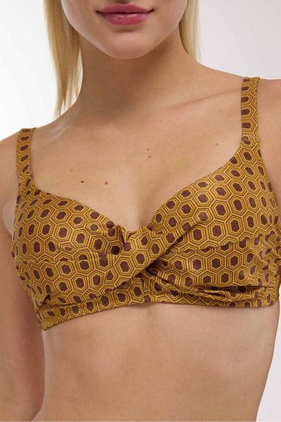 AYYILDIZ Σετ μπικίνι 5605 Gold Glitter Retractor