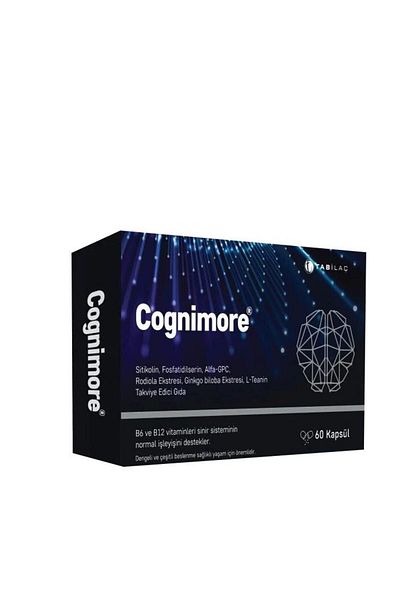 Tab İlaç Cognimore Sıtı. Fos. Alfa-Gpc 60 Capsules