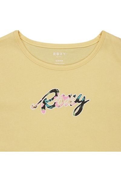 Roxy Day and Night Girl's Yellow T-Shirt Girl's T-Shirt Ergzt04116