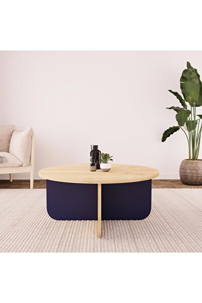 Bimossa Beca O4120 Orta Sehpa 80 Cm Safir Üst - Deep