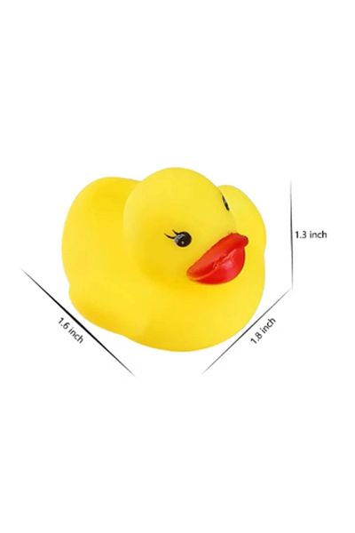 keyfisepet en keyifli sepet 3Pcs Mini Duck Vinyl Set Sound Baby Kids Bath And Pool Toy
