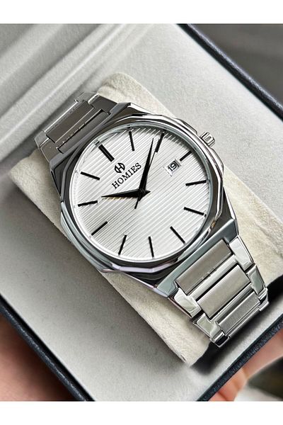 Homies With Steel Calendar Guaranteed Men's Wristwatch Bracelet Gift Hm2945Jh