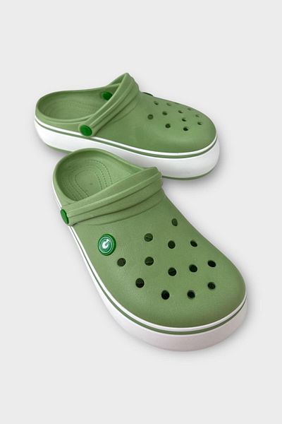 Liger Unisex Comfort Medical Nurse Sabo Sandals Slippers Green