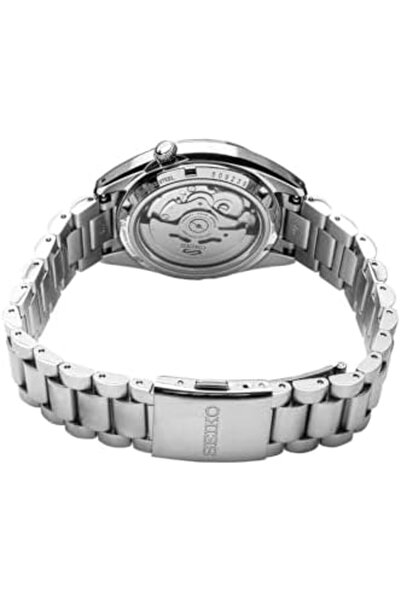 Seiko Stainless Steel Analog Gray Dial Men's Watch-SRPK91K1, Band Color-Silver