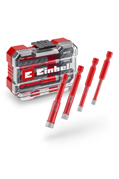 Einhell Orijinal Xs-case 4 Parça Elmas Karo Matkap Ucu Seti - 49500404