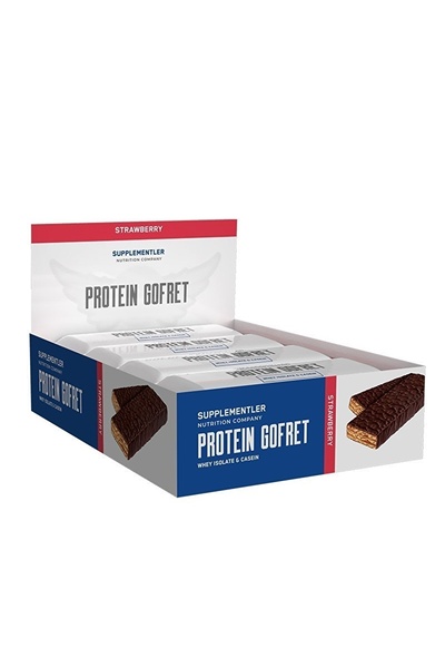 Supplementler Protein Gofret 40 gr 12 Adet