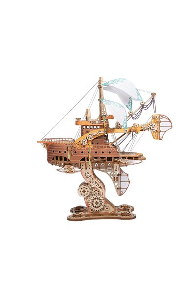 ROKR 3D Puzzle, Ship Around the World in 80 Days, HC, Wood, 421 Pieces