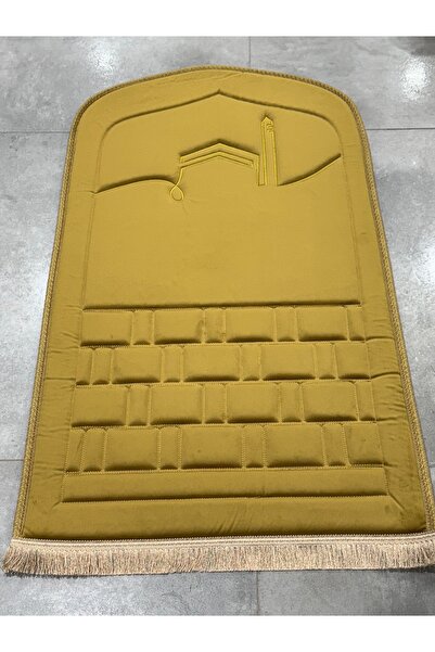 AYHANHOME Minimal Kaaba Patterned Orthopedic Knee Pain-Free Sponge Gift Dowry Purse Fringed Bag Prayer Rug