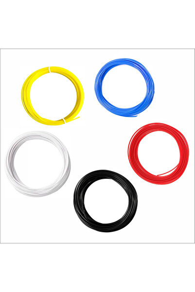 ZENVİVA 3D Kalem için Ana Renkler (Beyaz,Siyah,Kırmız,Sarı,Mavi) PLA Filament...