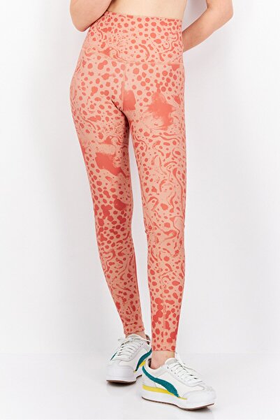 Reebok بنطال رياضي ضيق للتدريب للنساء، متعدد الألوان