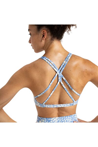 Roxy Heart into It Bra Pt Women's Blue Fitness Bra Women's Fitness Bra Erjkt04012