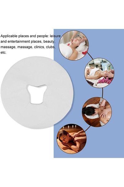 LA PERLA TECH Professional Disposable Massage Table Sheets Headrest Pads Face Pillow Cushion 100Pcs