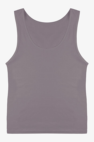 koza iç giyim Women's Thick Strap Cotton Double Tank Top