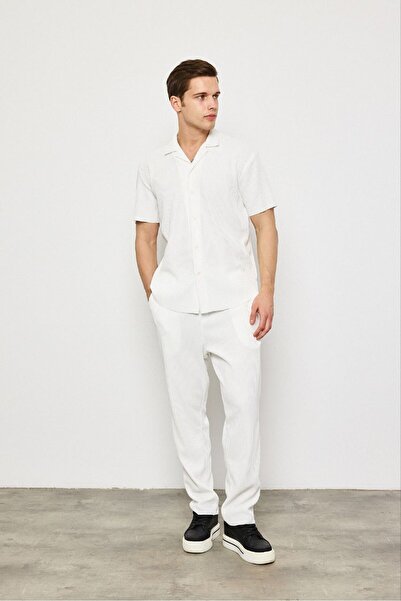 SUN STYLE Апаш Яка Короткий Рукав Жаккардова Тканина Фетрова Oversize Сорочка