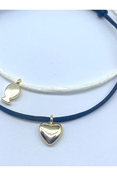 Concept HuBuTU 2 Pieces Minimal Silk Satin Flush Rope Anklet Set