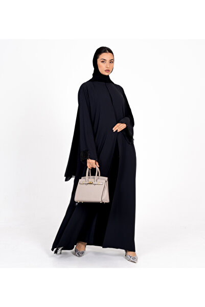 Rosette Abaya Black-R-202531