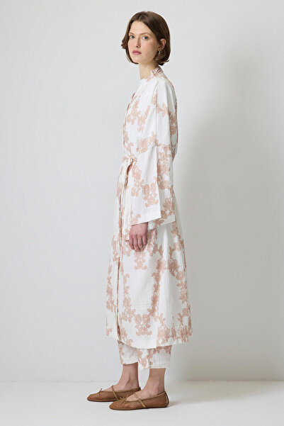 Touché Privé Patterned Kimono Pants Suit