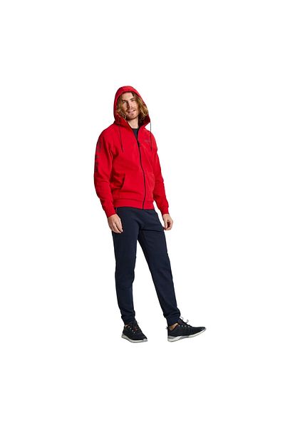 Slam Logo Fz Hoodie Men's Red Sweatshirt Men's Sweatshirt A106008S00