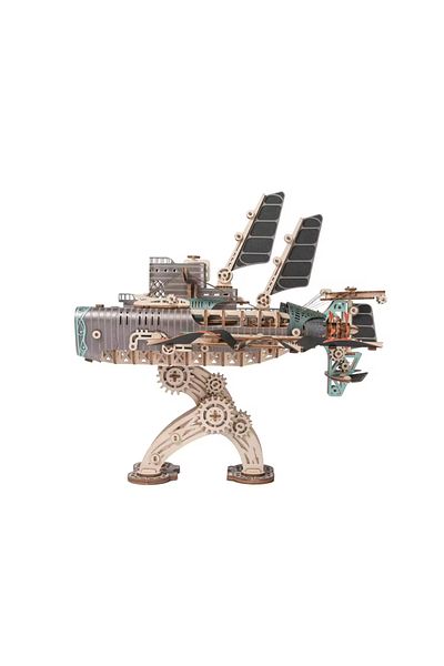 ROKR 3D Puzzle, 20,000 Leagues Under the Sea Ship, Gray, HC, Wood, 396 Pieces