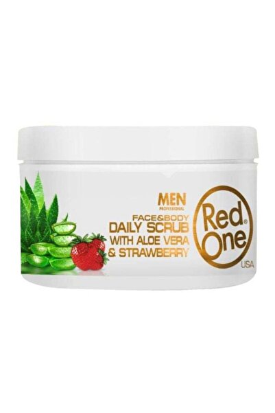 Red One Redone Daily Scrub With Aloevera And Strawberry 450ml