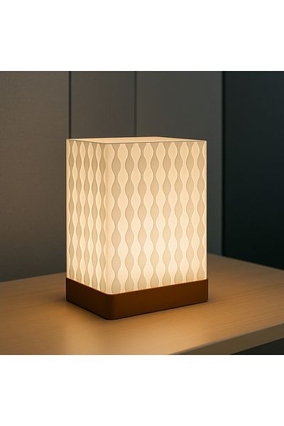 Plasfire Modern Table Lamp Square Model