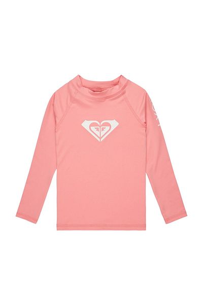 Roxy Whole Hearted Ls Girl Pink Lycra Girl Lycra Erlwr03225