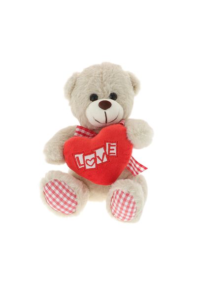 GiftExpress Ursulet plus crem inima Love 20cm