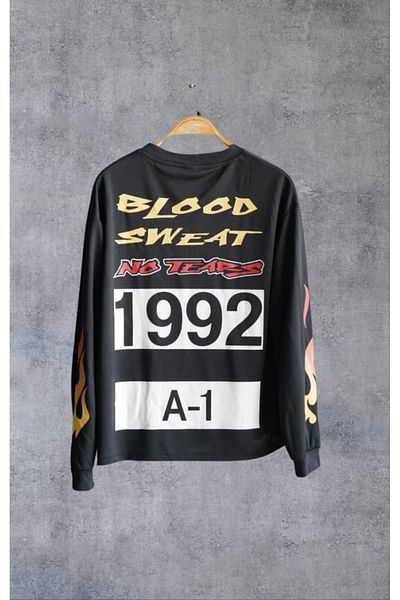Superfly No Tears Bmx Street Long Sleeve Black Jersey Medium Black