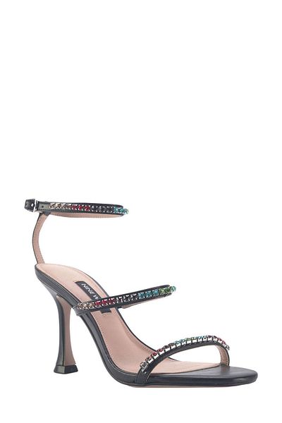 Nine West Brenda 3Fx Black Women's Heeled Sandals