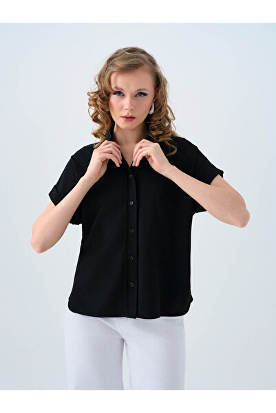 Loft Black Women's Shirt Lf2038450