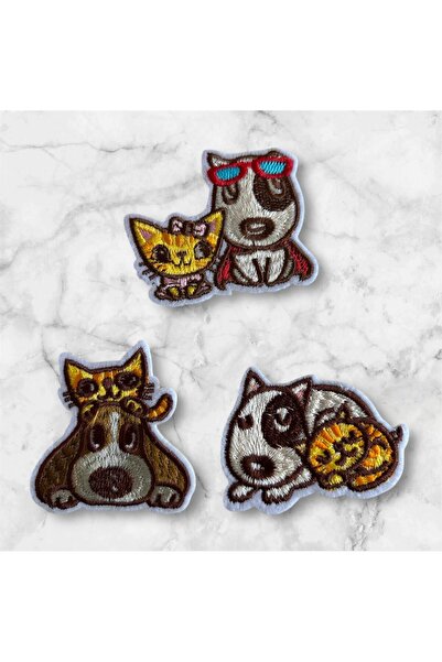 OZN AKSESUAR 3-dijelni peglanjivi zakrpe, zakrpe za šivanje, zakrpe, ukrasne ...