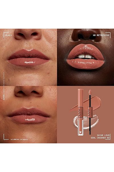 NYX Professional Makeup NYX Professional Makeup Shine Loud Liquid Lipstick - Goal Crusher Medium Beige