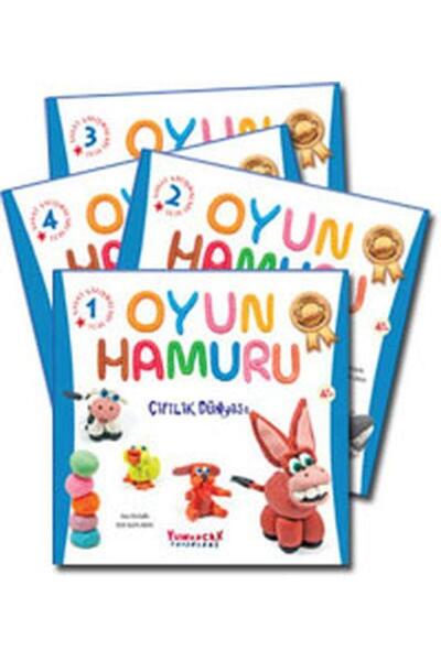 Yumurcak Yayınları Oyun Hamuru Eğitim Seti (4 Kitap) / Yumurcak Yayınları / A...