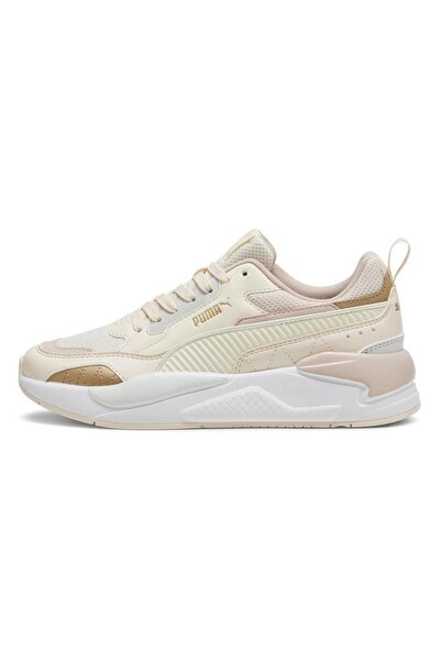 Puma 373108 86 X-Ray 2 Square Pembe-Bej-Gold Kadın Spor Ayakkabı