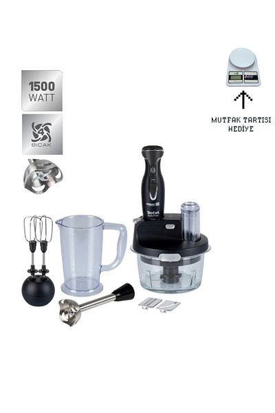 TEFAL HB2358 Powelix Activflow Expert Blender 1500 W Black with Glass Bowl