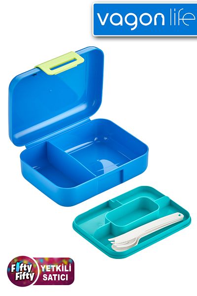Vagonlife Set of 2 Lunch Boxes (2 Pieces of the Color You Choose Will Be Sent) Product Is Vagonlife Brand
