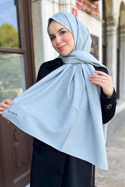 Aker Ethnic Σάλι - 6060300-971 - Γκρι