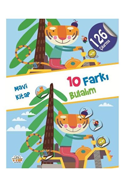 Genel Markalar 10 Farkı Bulalım Mavi Kitap / 0 6 Yaş Yayınları