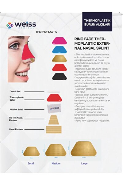 RINOface TERMOPLASTİK BURUN ATELİ TEN RENGİ MEDIUM
