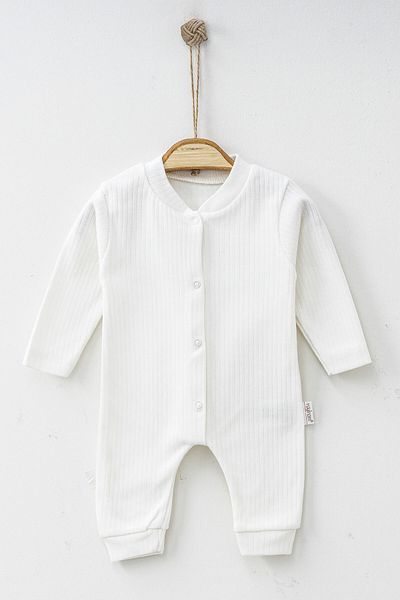 Nayinom 100% Cotton Plain Unisex Jumpsuit Without Booties