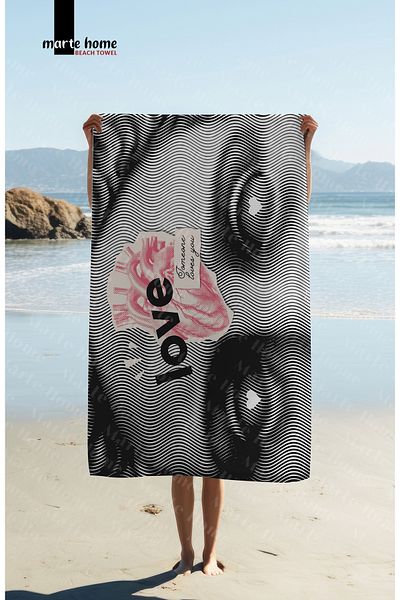 Marte Home PRINTED BEACH TOWEL