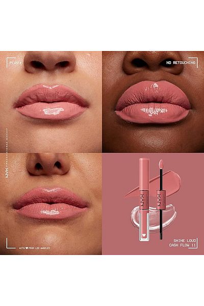 NYX Professional Makeup NYX Professional Makeup Shine Loud Vegan Long-Wear Liquid Lipstick, Ultra Shine